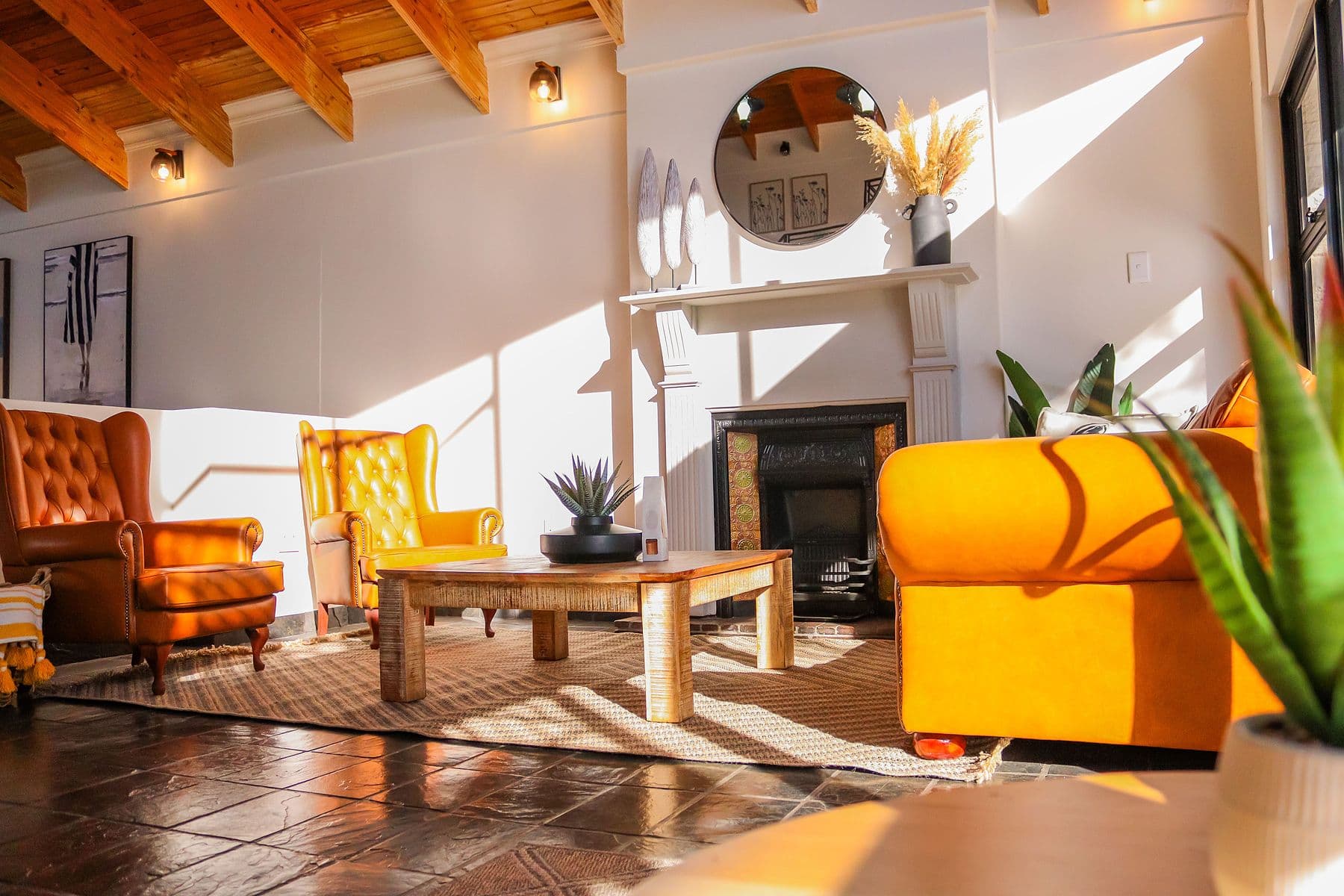 Fireside seating