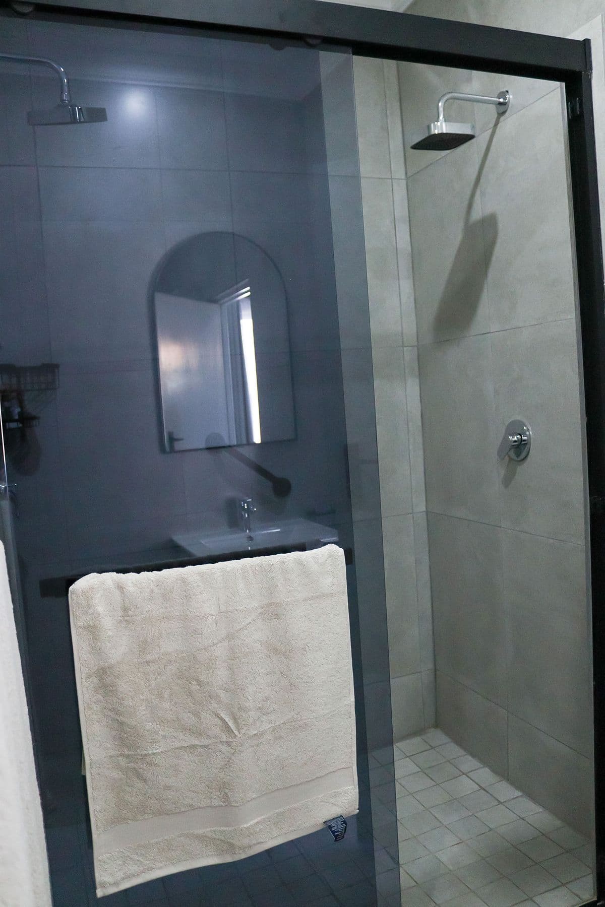 Teal Suite: walk-in shower